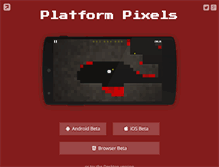 Tablet Screenshot of platformpixels.com